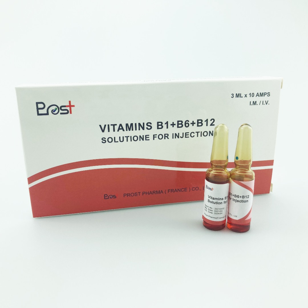 Prost Vitamin B1 + B6 + B12 Injection - Life Aesthetics Wholesale Prost Vitamin B1 + B6 + B12 Injection - Life Aesthetics Wholesale